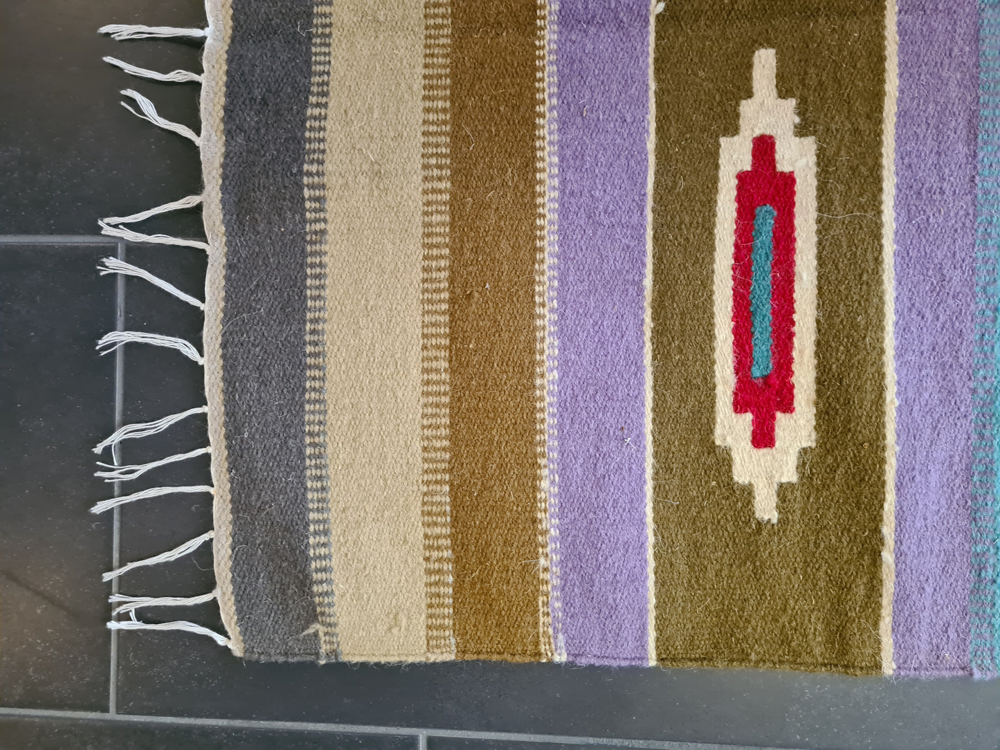 Feiner Handgeknüpfter Kilim Teppich Moderner Orientteppich Kelim 139x76cm