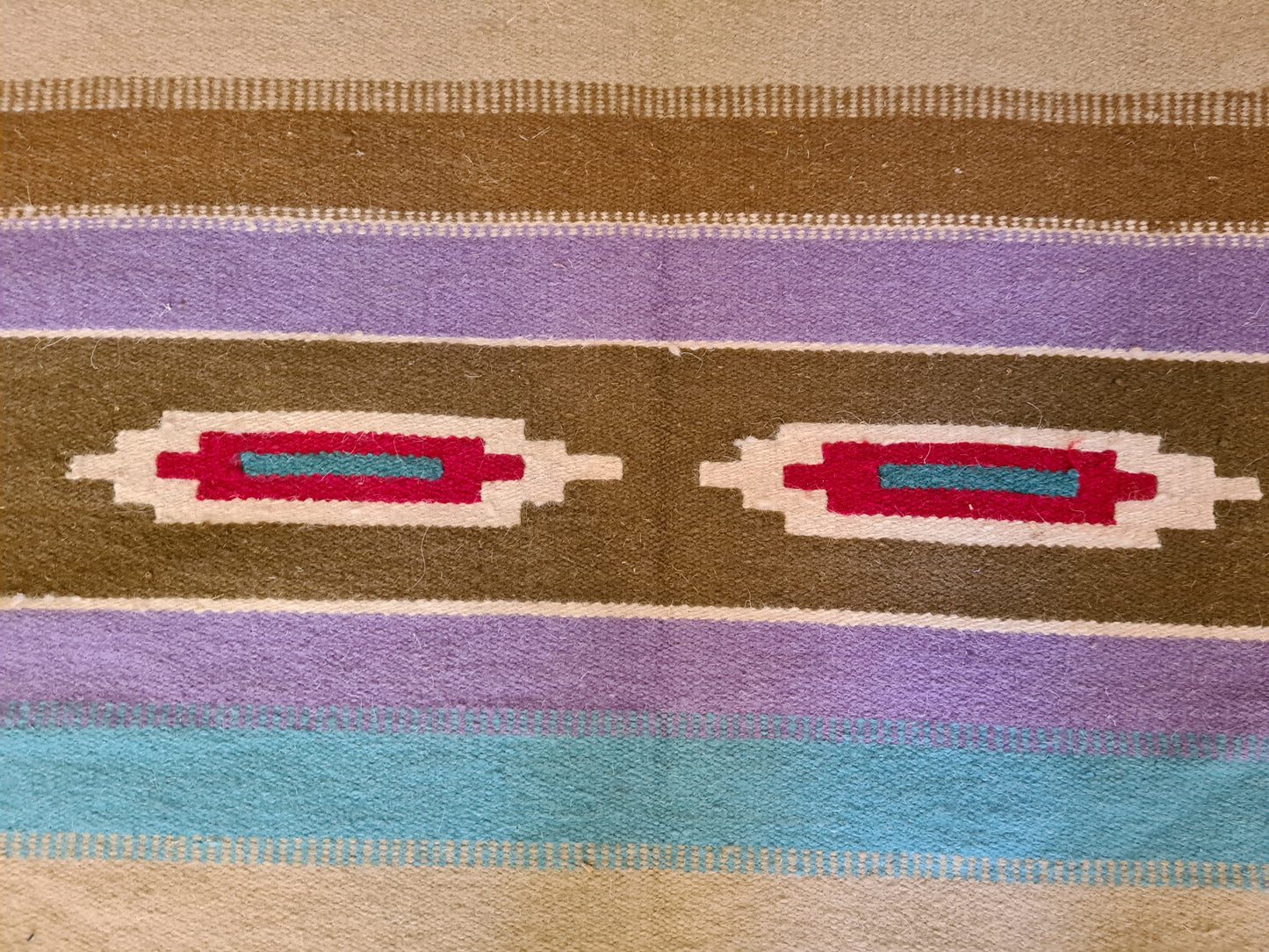 Feiner Handgeknüpfter Kilim Teppich Moderner Orientteppich Kelim 139x76cm