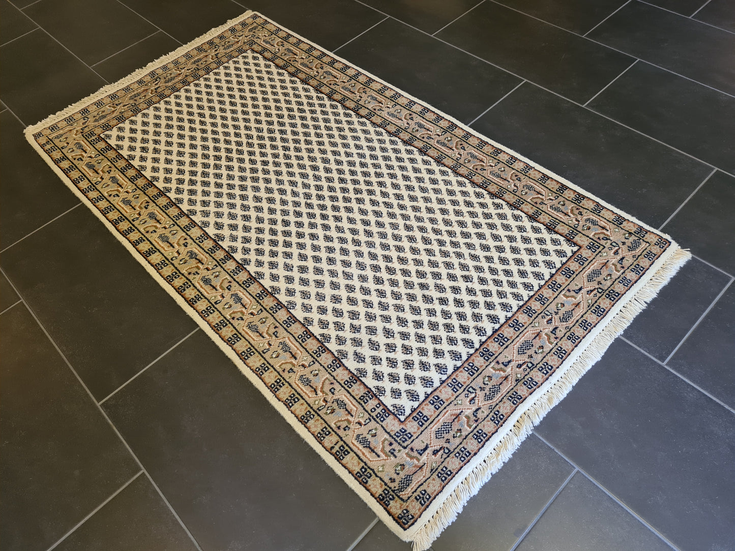 Feiner handgeknüpfter Perser-Teppich Orientteppich Sarough 167x95cm