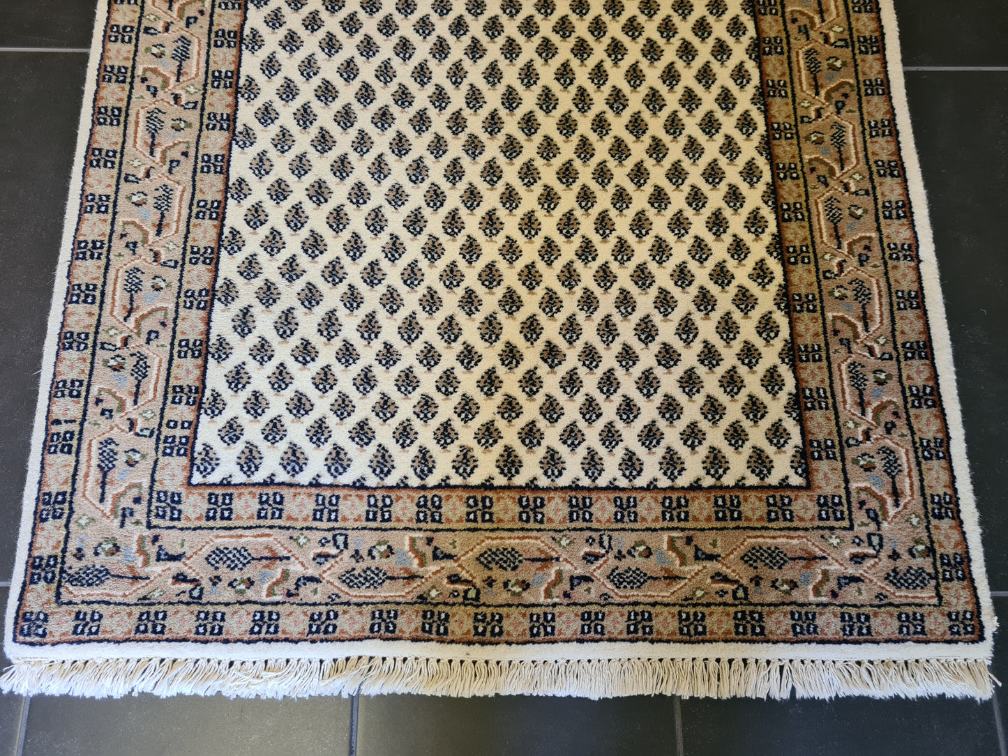 Feiner handgeknüpfter Perser-Teppich Orientteppich Sarough 167x95cm