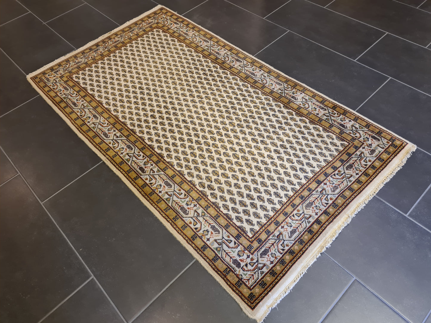 Edler Handgeknüpfter Perser Teppich Sarough Mir Orientteppich 165x93cm