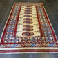 Feiner Handgeknüpfter Perser Teppich Orientteppich Buchara Jomut 179x100cm