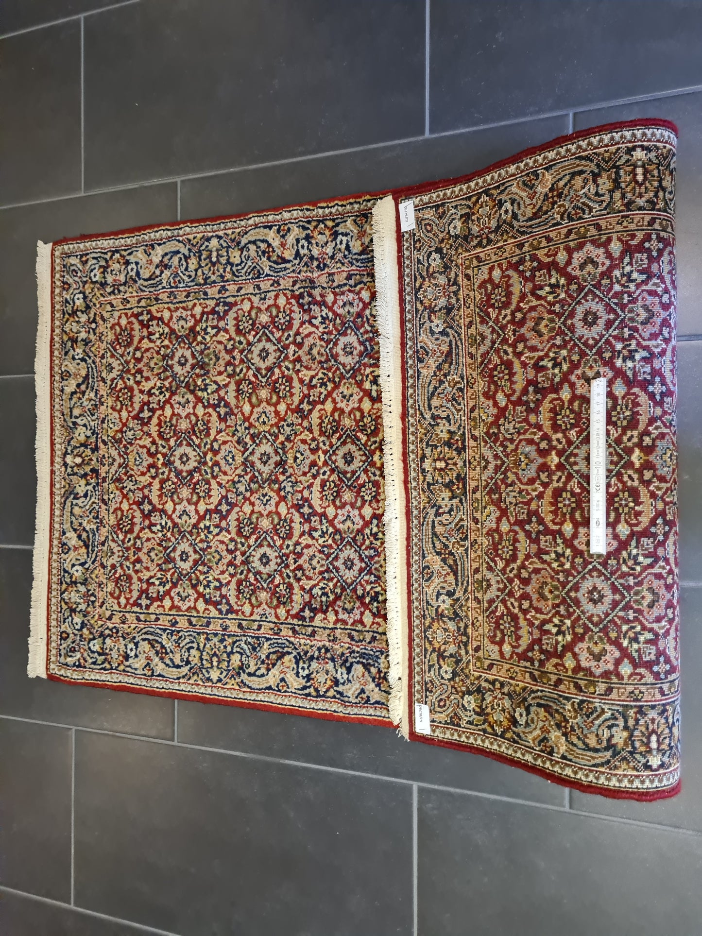 Feiner Handgeknüpfter Perser Teppich Orientteppich Sarough 142x76cm