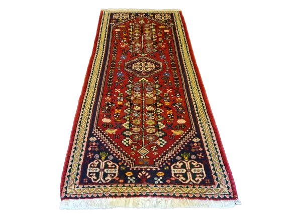 Feiner Handgeknüpfter Perser Teppich Bidjar Orientteppich Senneh 146x66cm