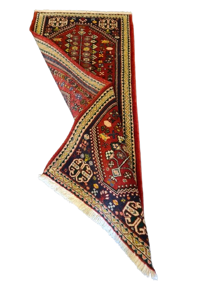 Feiner Handgeknüpfter Perser Teppich Bidjar Orientteppich Senneh 146x66cm