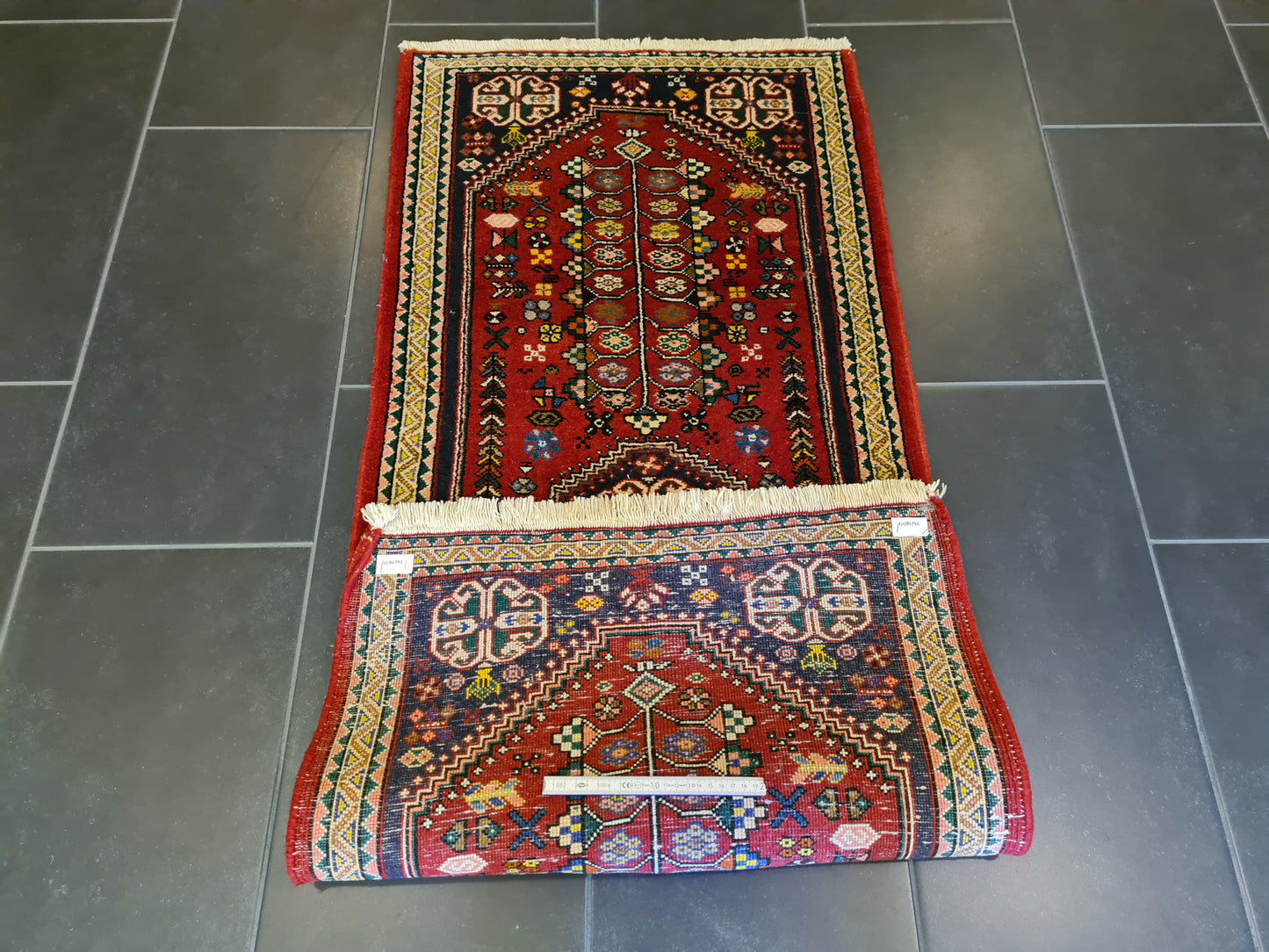 Feiner Handgeknüpfter Perser Teppich Bidjar Orientteppich Senneh 146x66cm