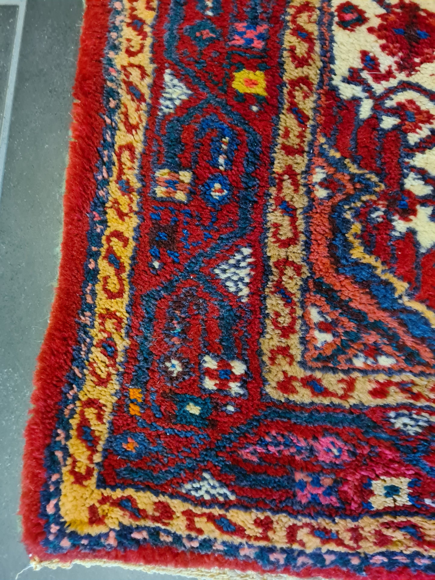 Antiker Perser Teppich Handgeknüpfter Orientteppich Malaya 130x80cm