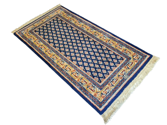 Feiner handgeknüpfter Perser Teppich Sarough Orientteppich Handwerksqualität 142x76cm