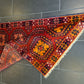 Antiker Handgeknüpfter Orientteppich Afghan Art déco 132x80cm