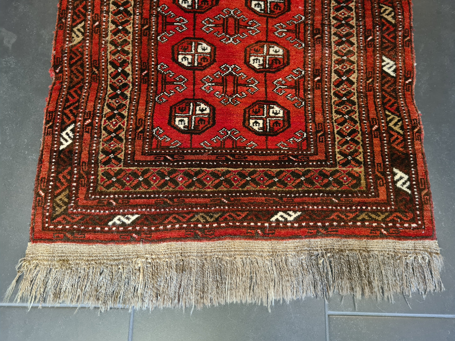 Antiker Handgeknüpfter Perser Teppich Orientteppich Afghan 108x69cm