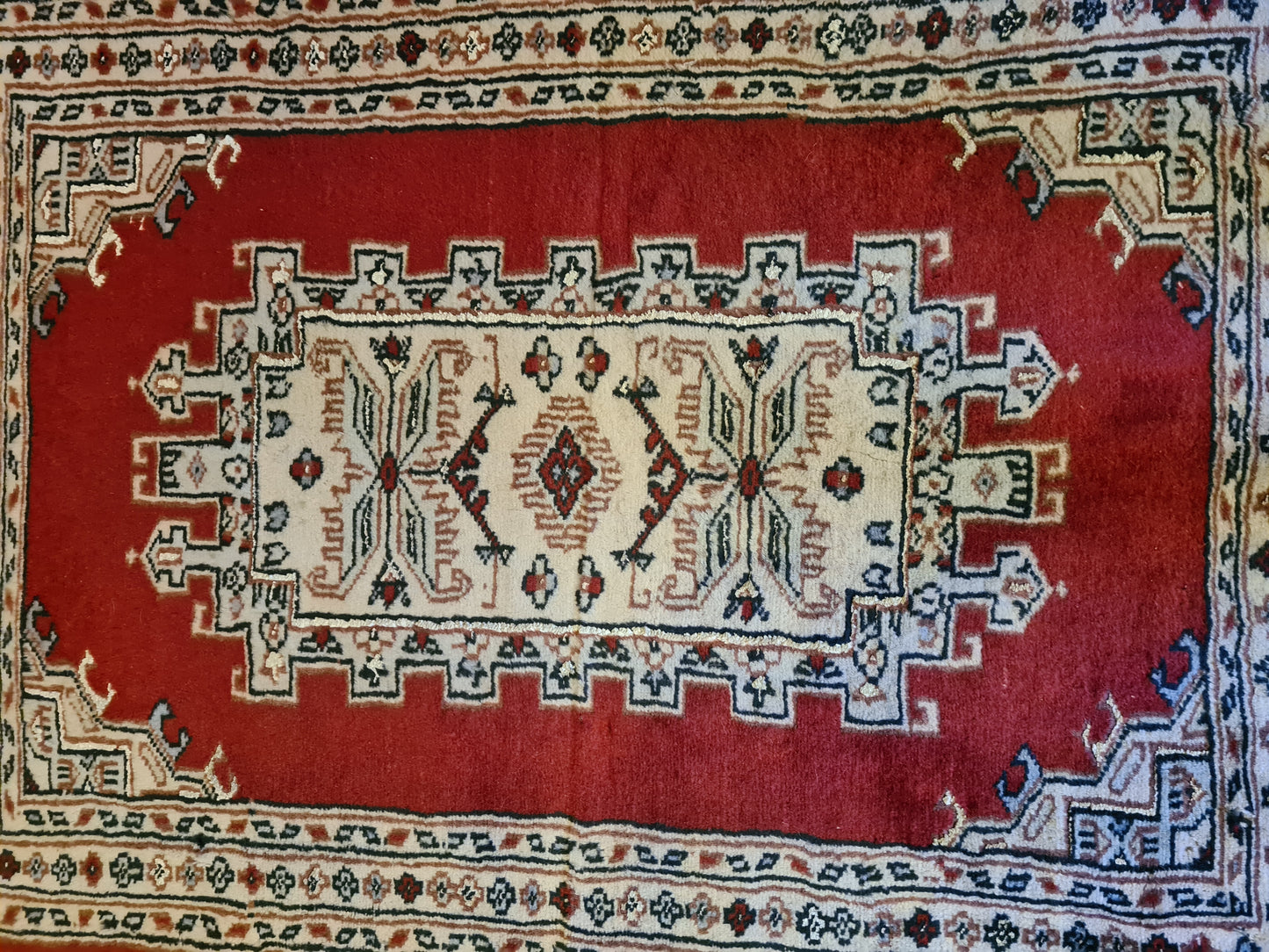 Feiner handgeknüpfter Perser Teppich Orientteppich Buchara Jomut 96x61cm