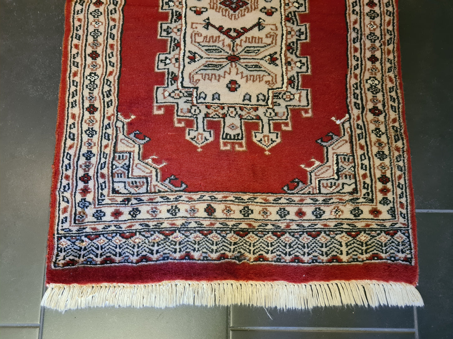 Feiner handgeknüpfter Perser Teppich Orientteppich Buchara Jomut 96x61cm