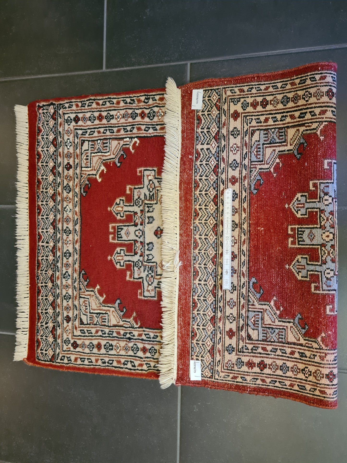 Feiner handgeknüpfter Perser Teppich Orientteppich Buchara Jomut 96x61cm