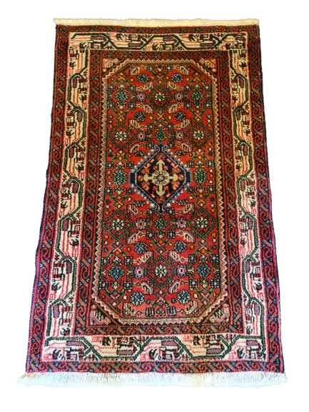 Antiker Feiner Handgeknüpfter Perser Teppich Orientteppich Malaya 119x75cm