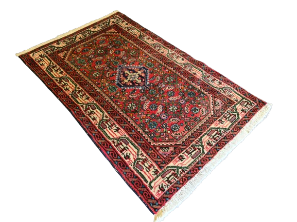 Antiker Feiner Handgeknüpfter Perser Teppich Orientteppich Malaya 119x75cm