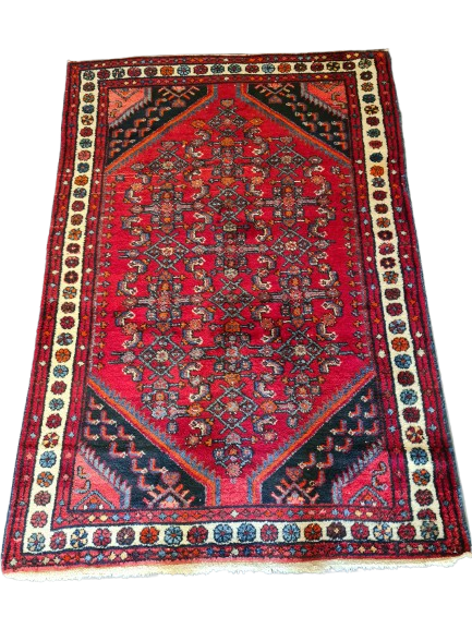 Antiker Handgeknüpfter Perser Teppich Malaya Orientteppich 199x135cm