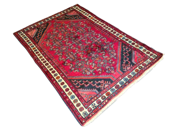 Antiker Handgeknüpfter Perser Teppich Malaya Orientteppich 199x135cm