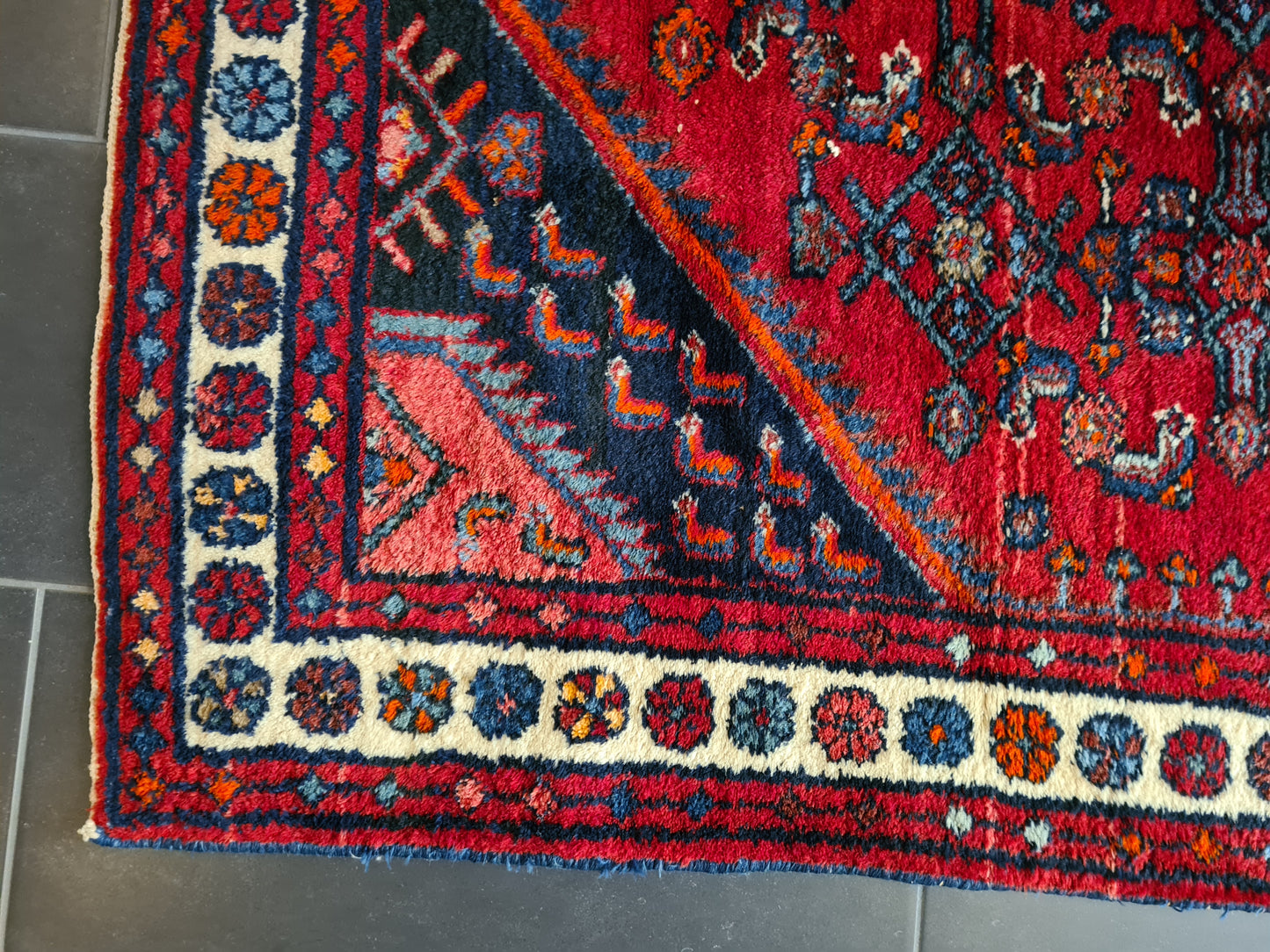 Antiker Handgeknüpfter Perser Teppich Malaya Orientteppich 199x135cm