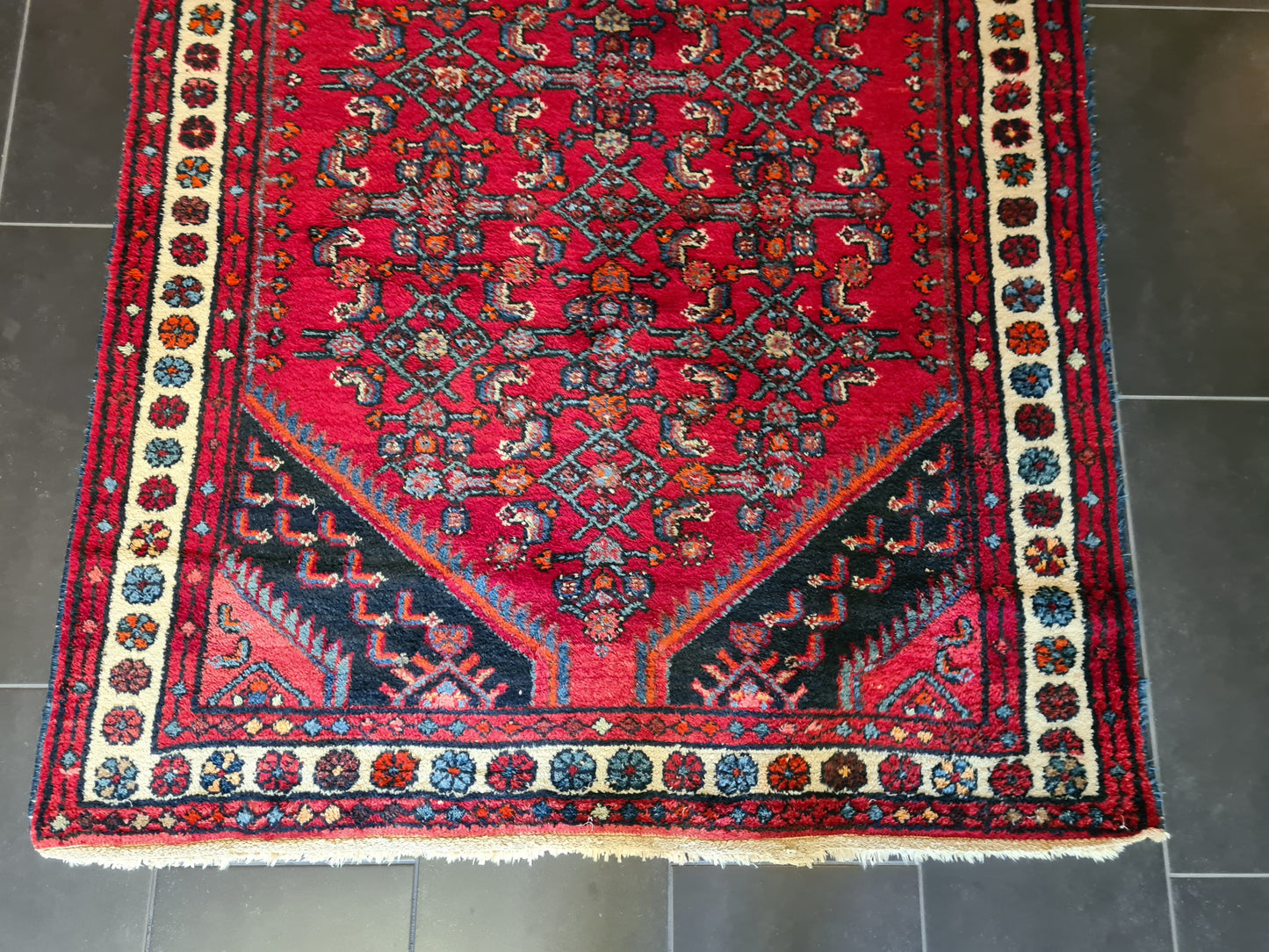 Antiker Handgeknüpfter Perser Teppich Malaya Orientteppich 199x135cm