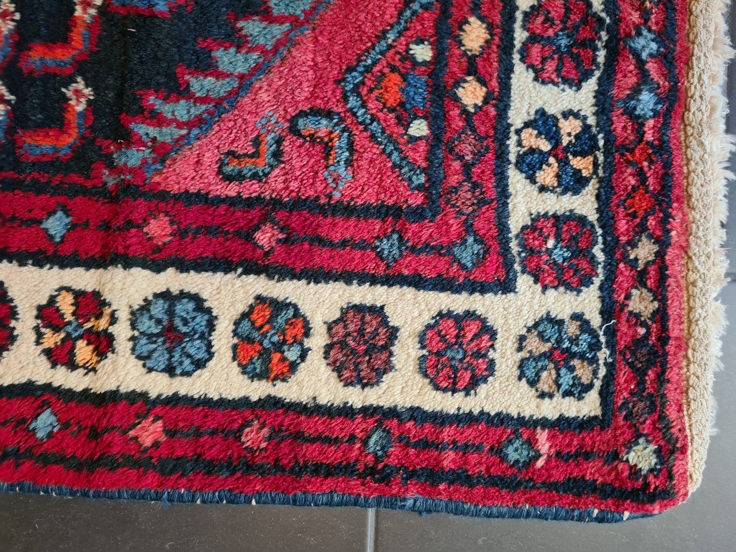 Antiker Handgeknüpfter Perser Teppich Malaya Orientteppich 199x135cm