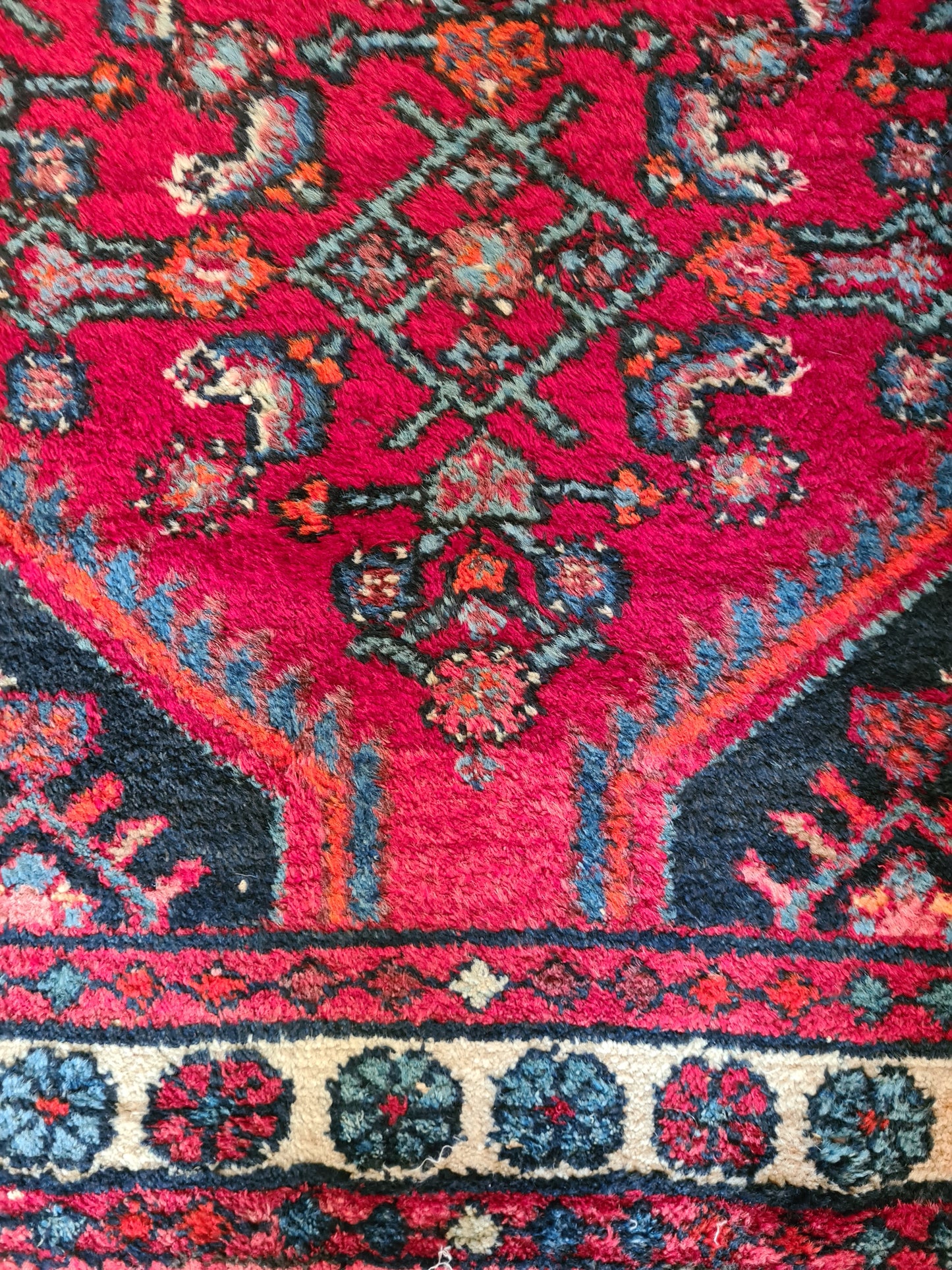 Antiker Handgeknüpfter Perser Teppich Malaya Orientteppich 199x135cm