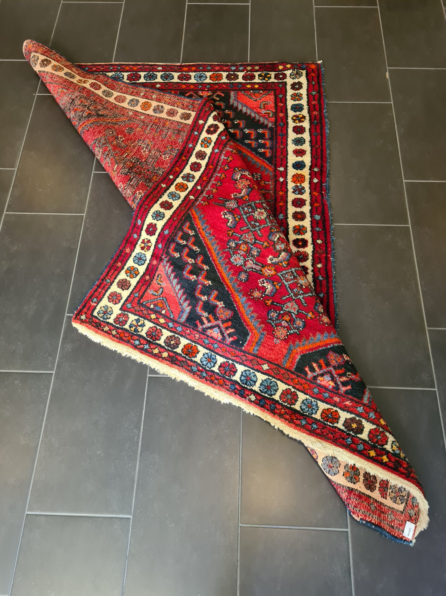 Antiker Handgeknüpfter Perser Teppich Malaya Orientteppich 199x135cm