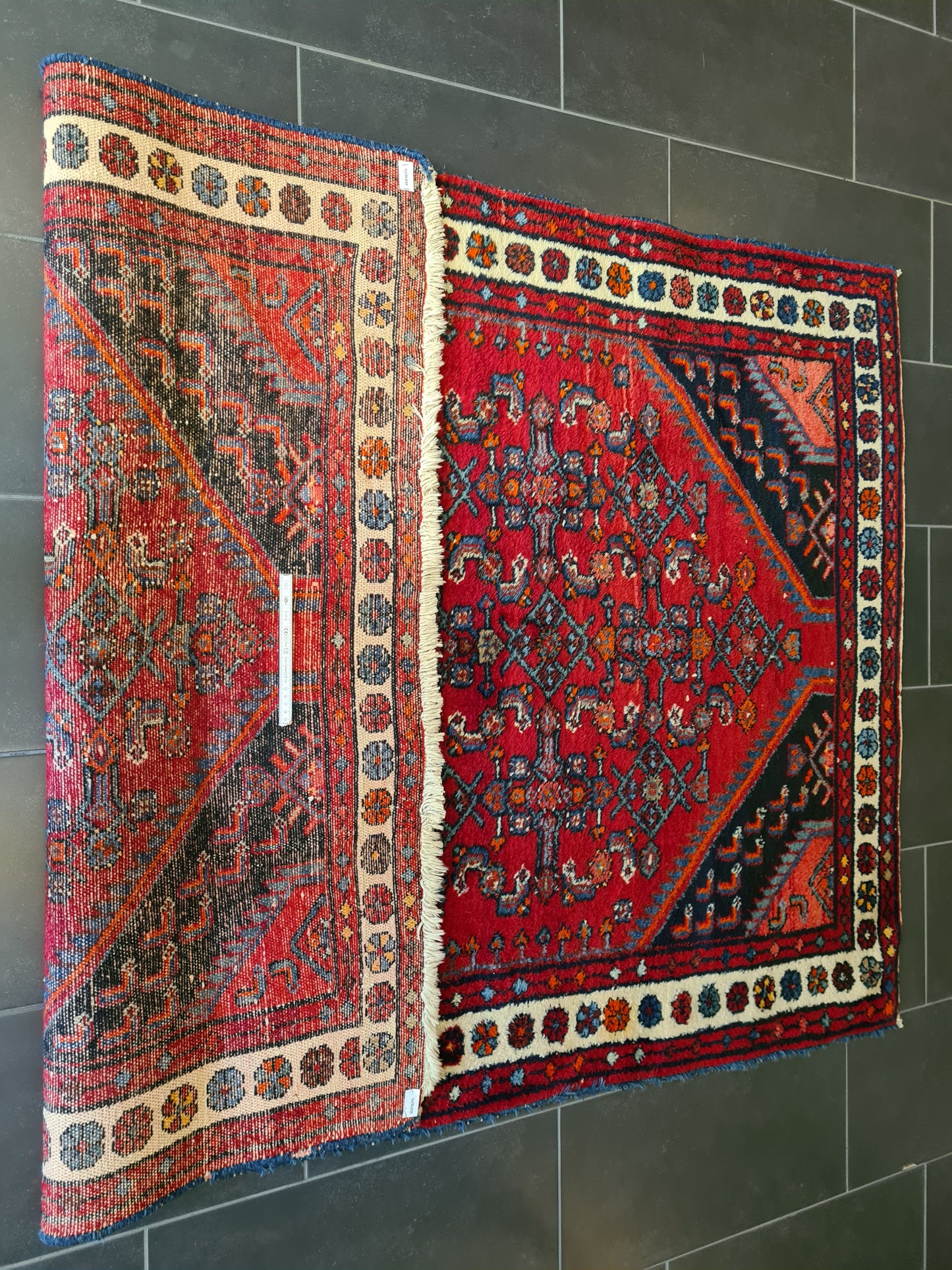 Antiker Handgeknüpfter Perser Teppich Malaya Orientteppich 199x135cm