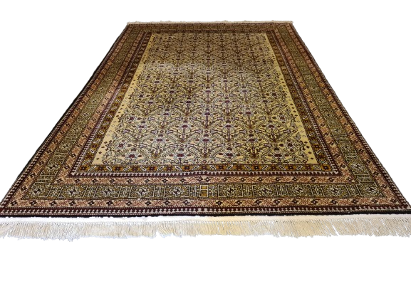 Antiker Handgeknüpfter Teppich Derbent Kasak Orientteppich 252x168cm