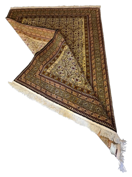 Antiker Handgeknüpfter Teppich Derbent Kasak Orientteppich 252x168cm