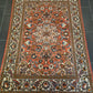 Antiker Feiner Handgeknüpfter Perser Teppich Isfahan Najafabad 208x146cm