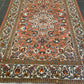 Antiker Feiner Handgeknüpfter Perser Teppich Isfahan Najafabad 208x146cm