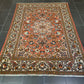 Antiker Feiner Handgeknüpfter Perser Teppich Isfahan Najafabad 208x146cm