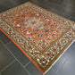 Antiker Feiner Handgeknüpfter Perser Teppich Isfahan Najafabad 208x146cm