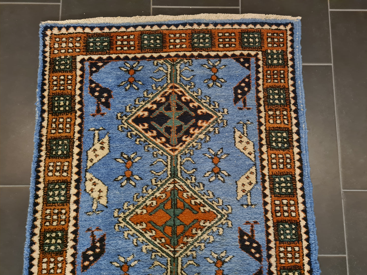 Handgeknüpfter Orientteppich Derbent Sammlerstück 360x88cm