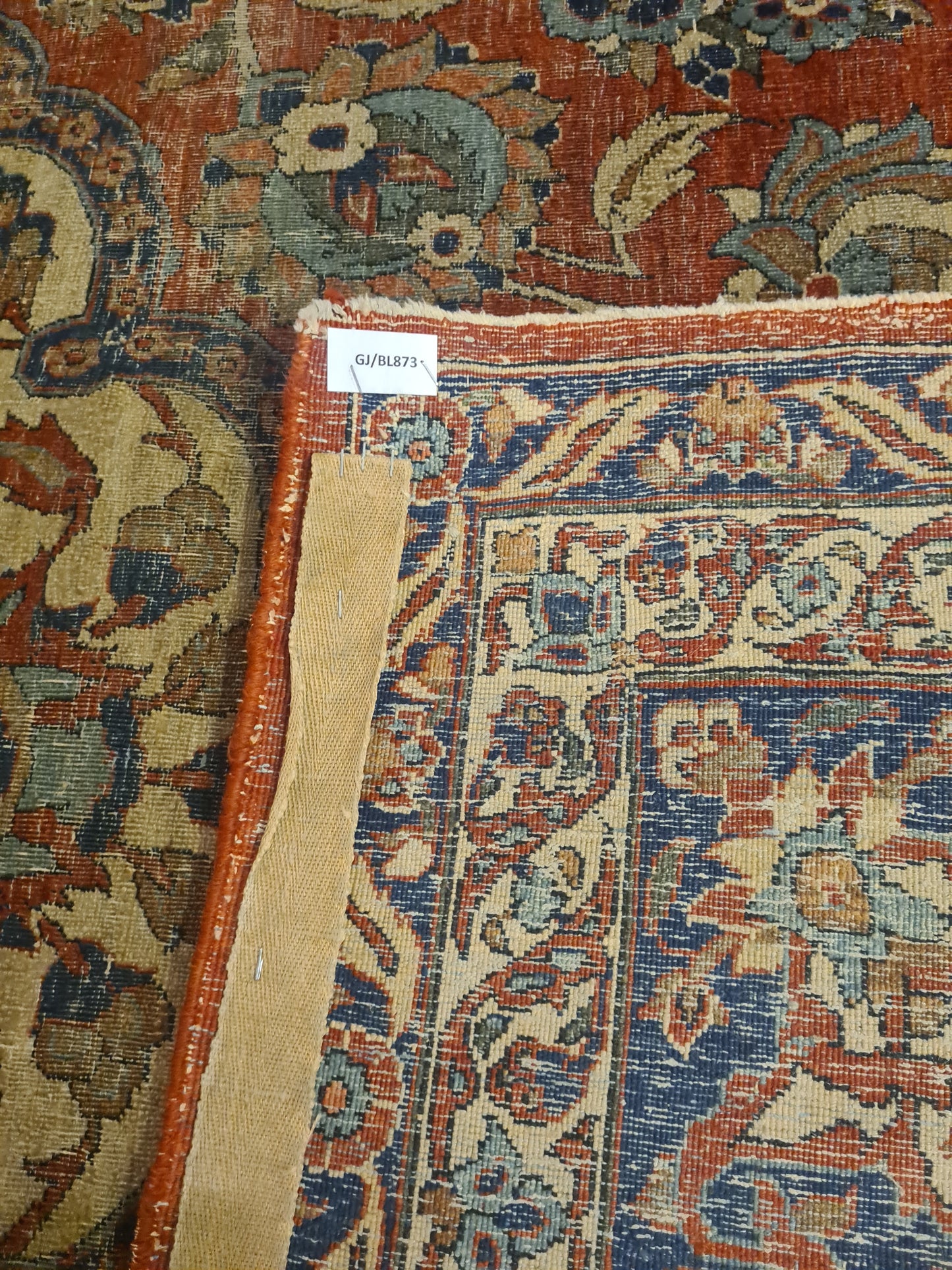 Antiker Prachtvoller Isfahan Orientteppich 390x262cm