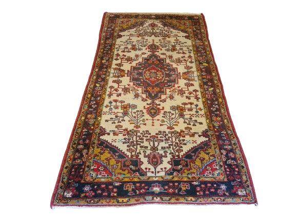 Antiker Handgeknüpfter Perser Teppich Malaya Orientteppich 209x109cm