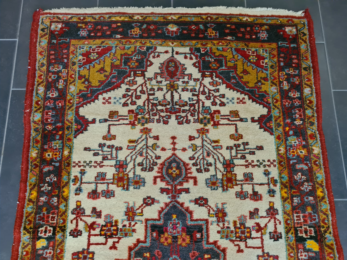 Antiker Handgeknüpfter Perser Teppich Malaya Orientteppich 209x109cm