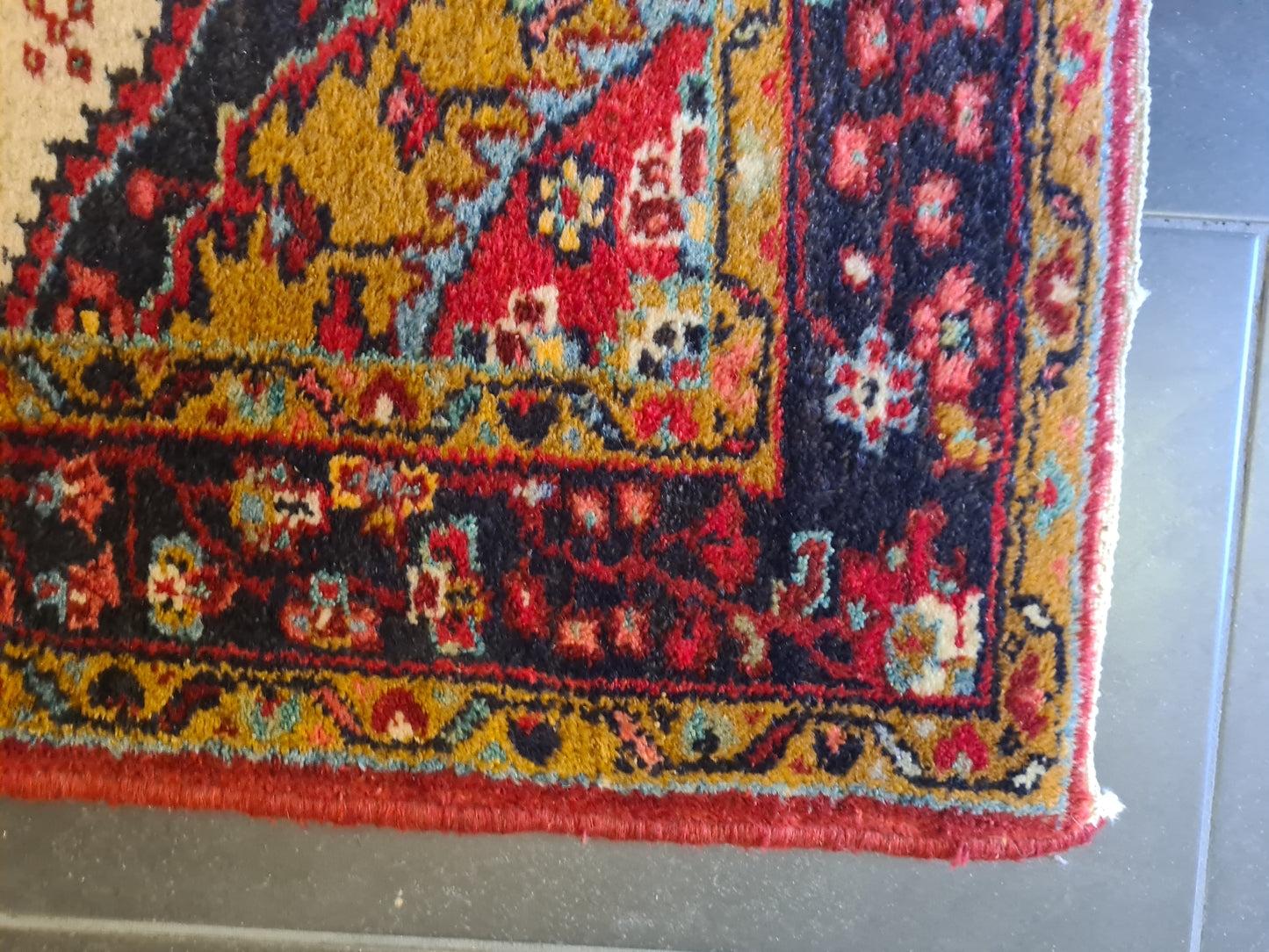 Antiker Handgeknüpfter Perser Teppich Malaya Orientteppich 209x109cm