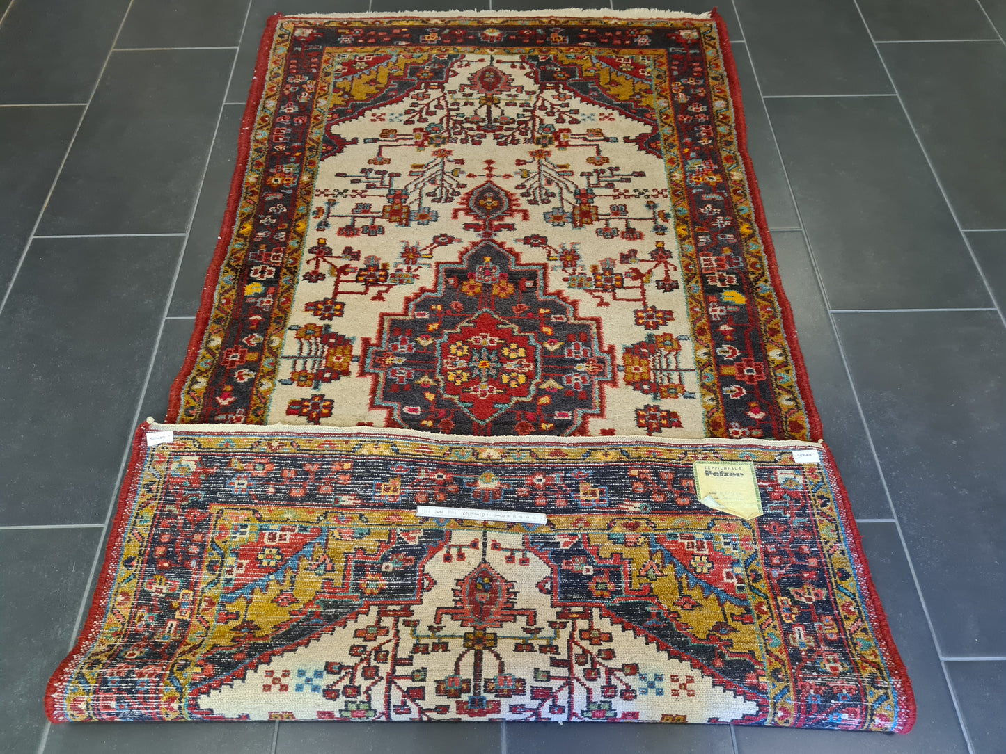 Antiker Handgeknüpfter Perser Teppich Malaya Orientteppich 209x109cm