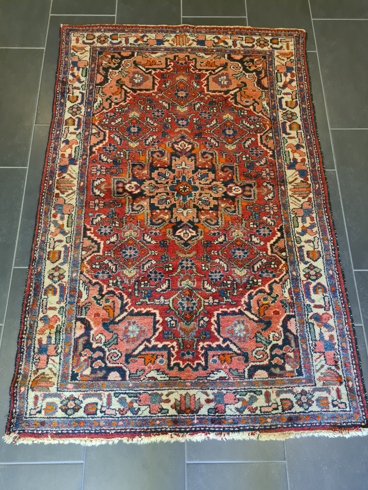 Antiker Handgeknüpfter Perser Teppich Orientteppich Malaya 170x112cm