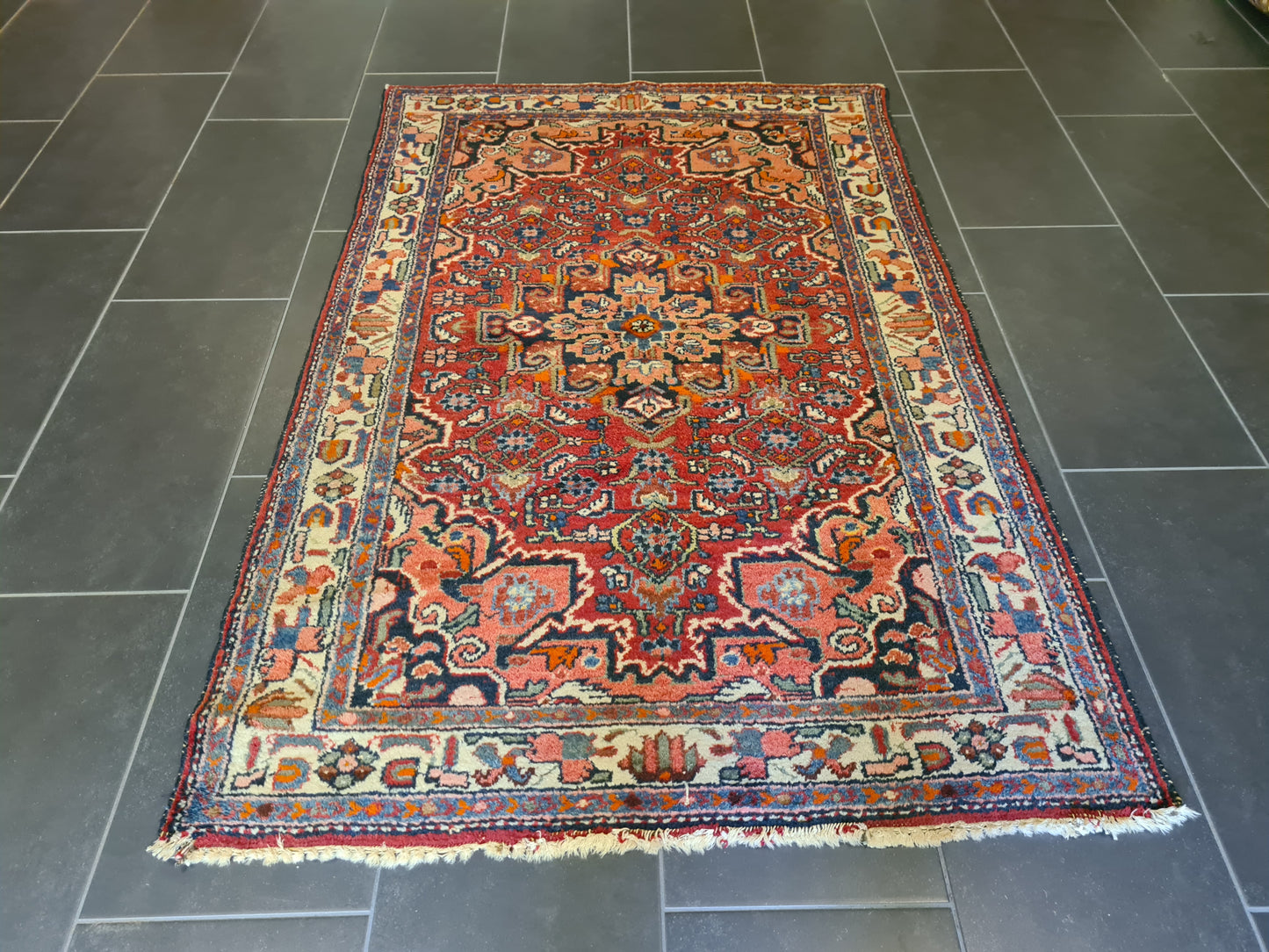 Antiker Handgeknüpfter Perser Teppich Orientteppich Malaya 170x112cm