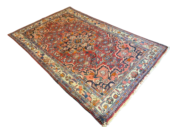 Antiker Handgeknüpfter Perser Teppich Orientteppich Malaya 170x112cm