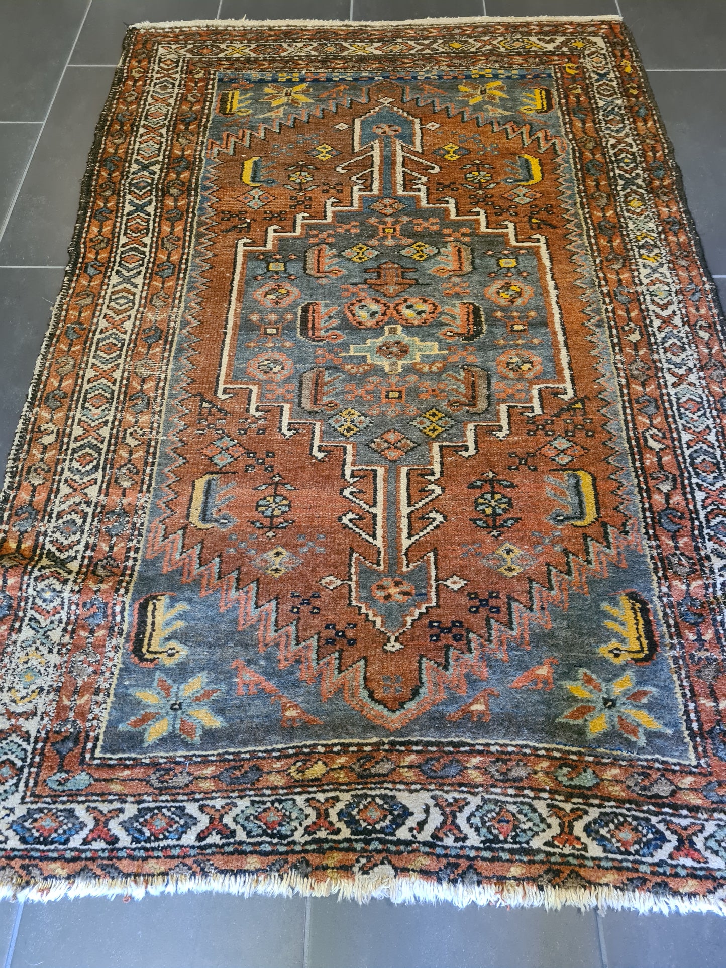 Antiker Feiner Handgeknüpfter Perserteppich Orientteppich Malaya 170x110cm