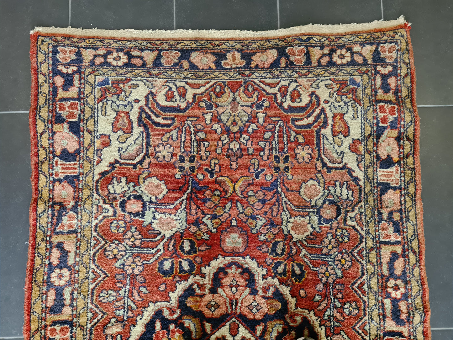 Handgeknüpfter Teppich Orientteppich Sarough Hamedan 183x108cm