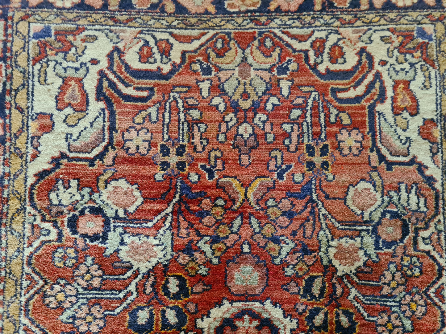 Handgeknüpfter Teppich Orientteppich Sarough Hamedan 183x108cm