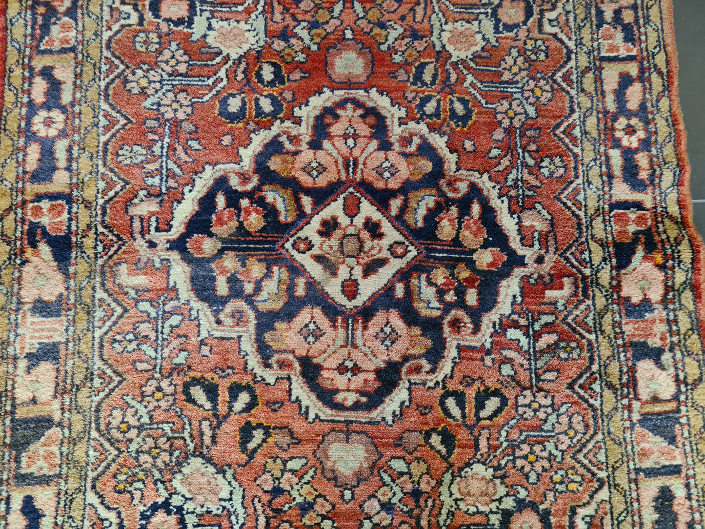 Handgeknüpfter Teppich Orientteppich Sarough Hamedan 183x108cm