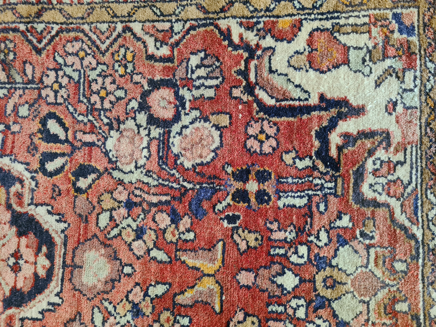 Handgeknüpfter Teppich Orientteppich Sarough Hamedan 183x108cm