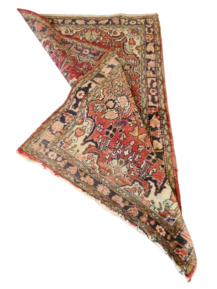 Handgeknüpfter Teppich Orientteppich Sarough Hamedan 183x108cm