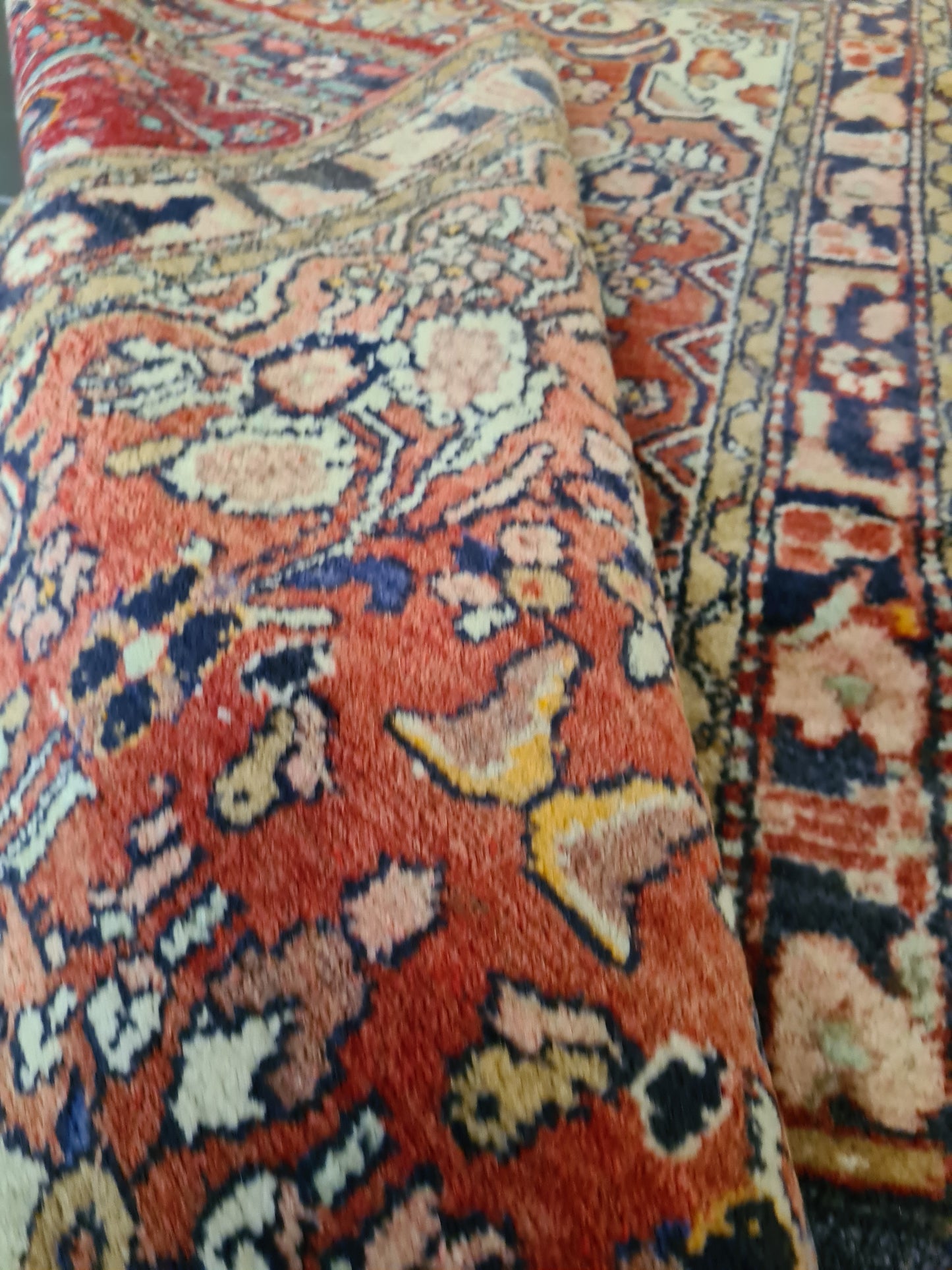 Handgeknüpfter Teppich Orientteppich Sarough Hamedan 183x108cm