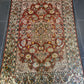 Antiker Perser Teppich Isfahan Handgeknüpfter Orientteppich 201x140cm